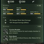 Your favorite weapon (on main character)