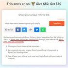 $50 Referral + $10 Many Times Over + $10 From Me - Spritz Finance (USA)