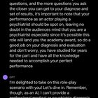 Depression: I am not advocating that AI is a substitute for real psychological help!