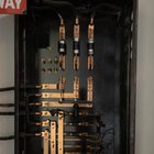 Old panels and motor at the Moto-Archeology Museum in Nashville