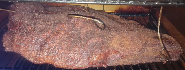 Roughly 8 hours in to the cook